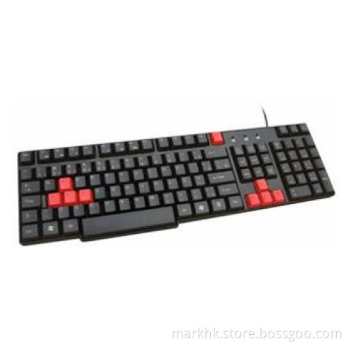 Computer Wired Keyboard, Multimedia USB with Function Key, Speed Control Functions